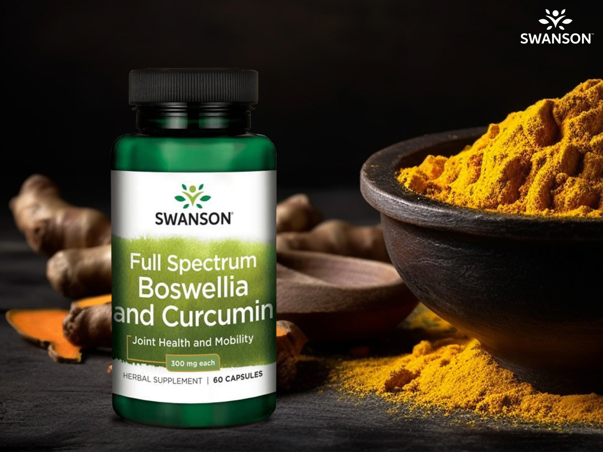 Full Spectrum Boswellia & Curcumin - podpora kloubů