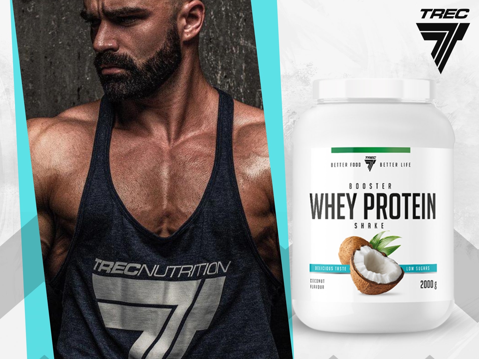 Trec Booster Whey Protein - koncentrát syrovátkové bílkoviny