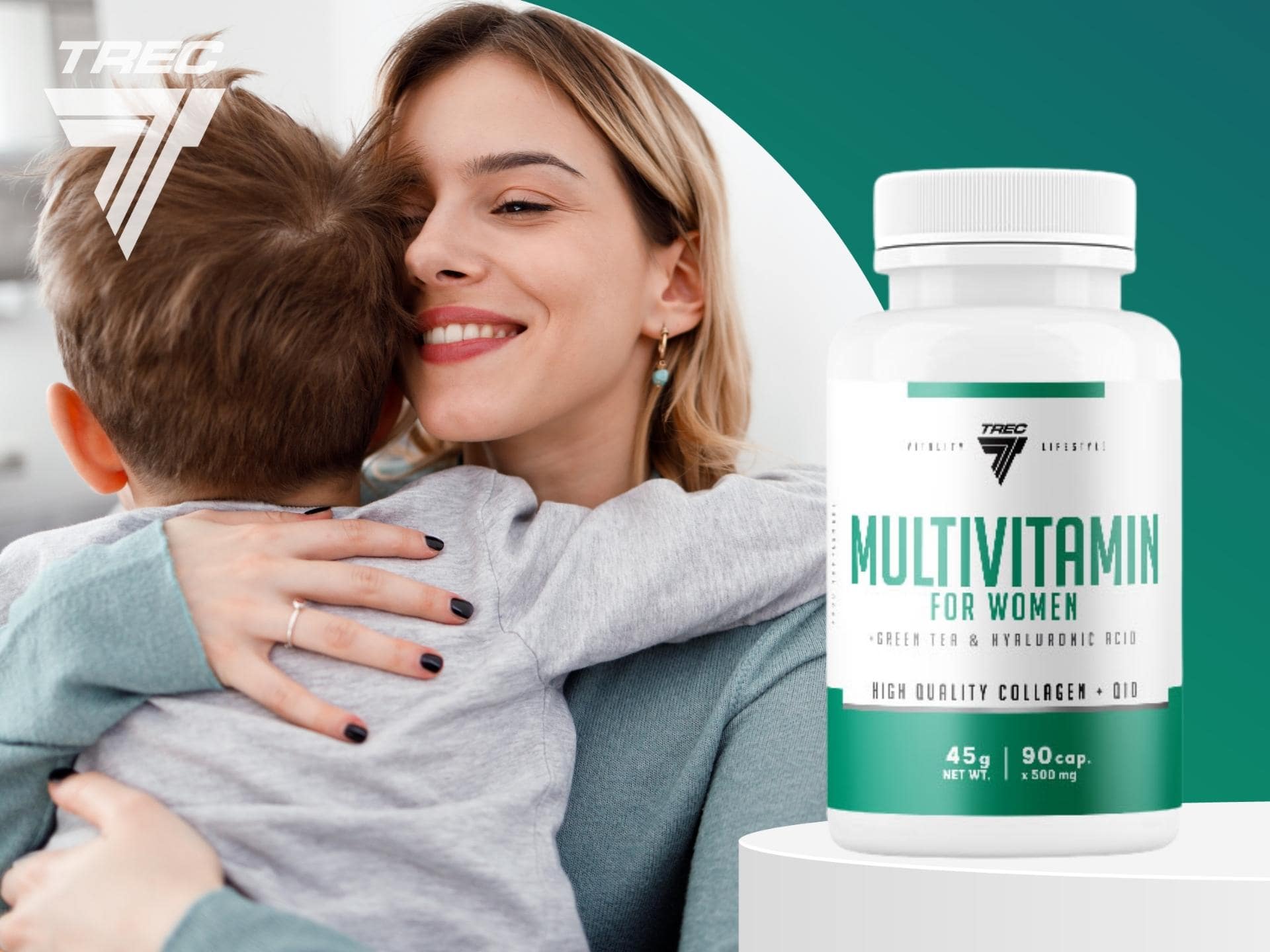 Vitamíny obohacené o složky pro krásnou pokožku - kolagen, kyselina hyaluronová