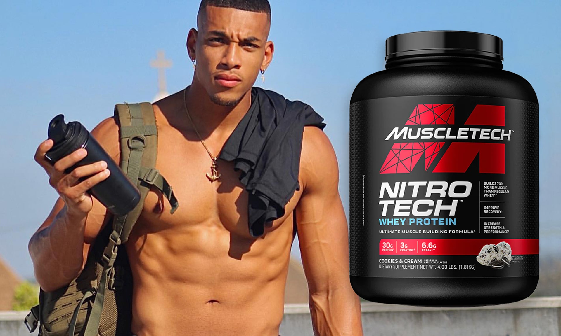 Muscle Tech protein cookies & cream
