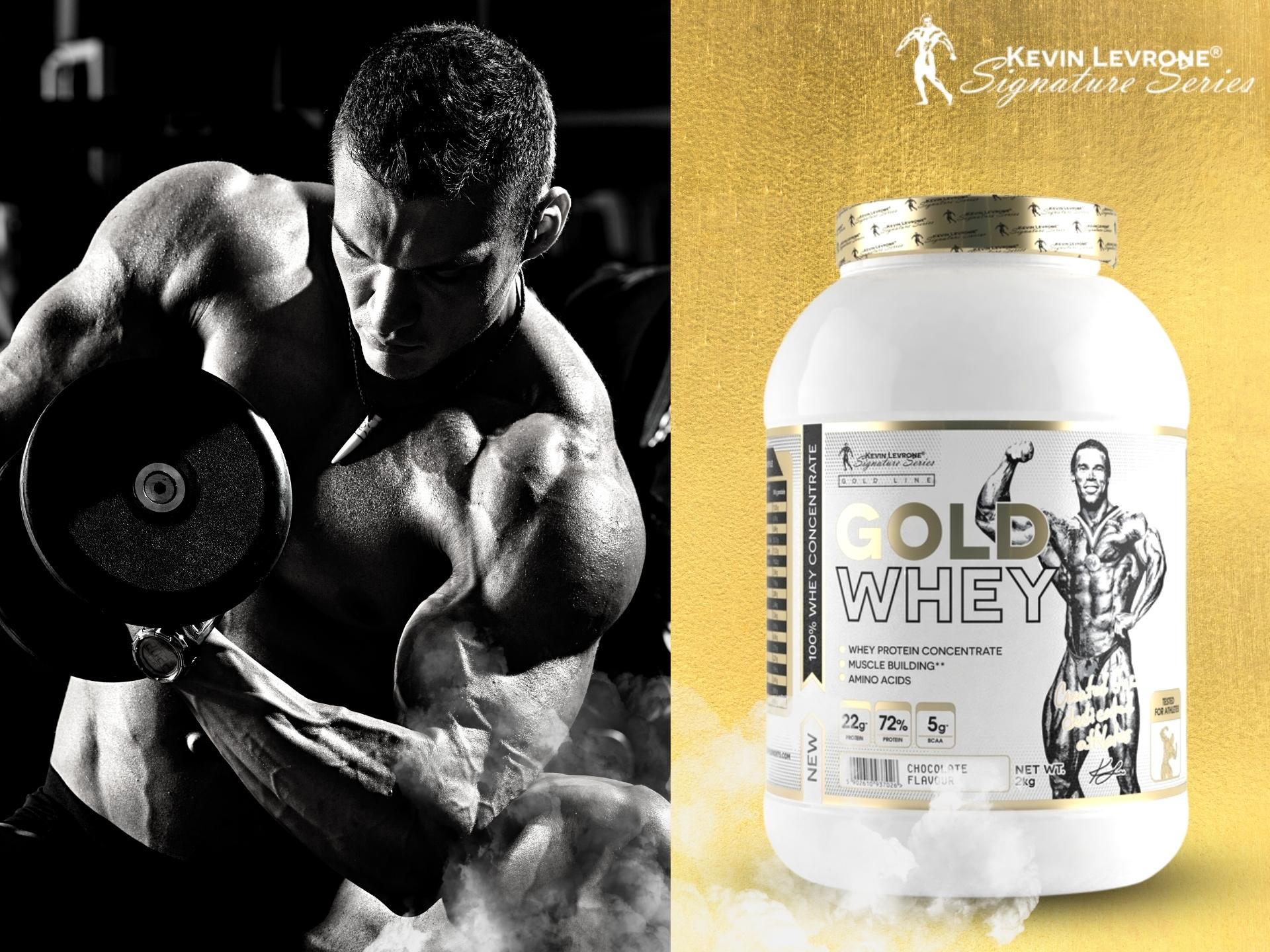 Kevin Levrone - Gold Whey - WPC - nejvyšší kvalita proteinu