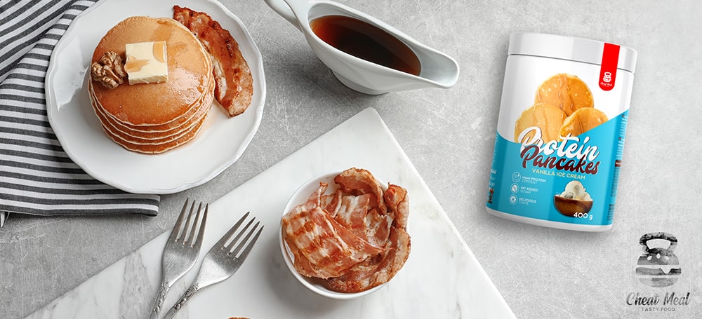 proteinové palačinky vanilkové