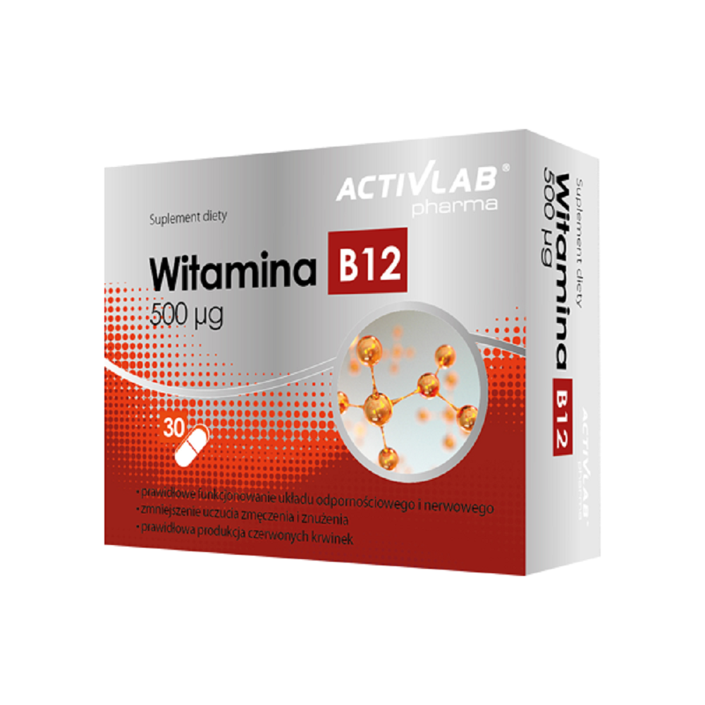 Vitamín B12 v kapslích Vitamíny Minerály