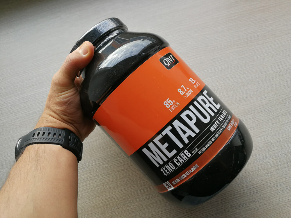 QNT Metapure Zero Carb 908g etykieta z przodu