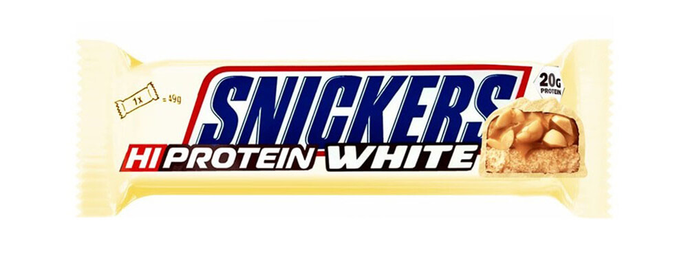 Proteinová tyčinka Snickers HiProtein White Etiketa