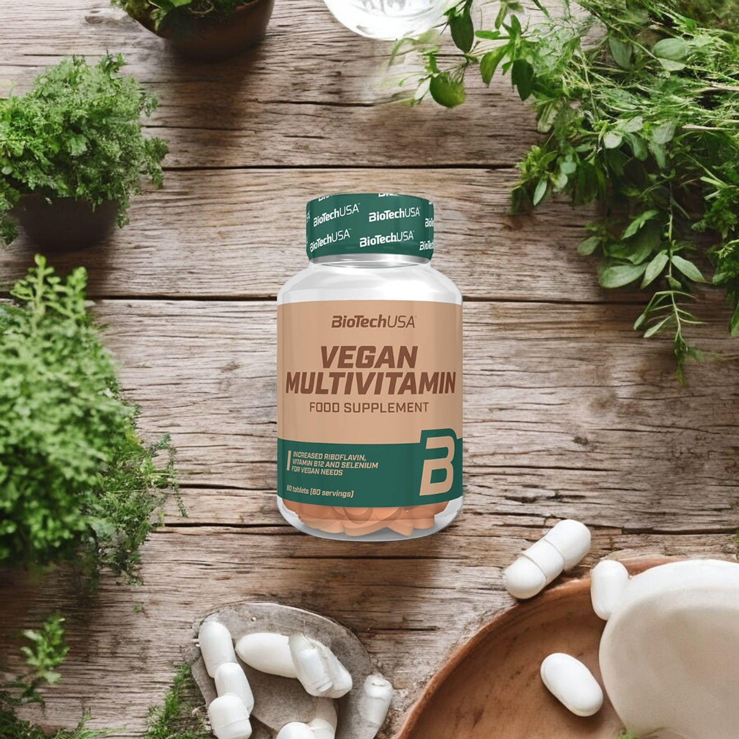 BioTech USA Vegan Multivitamin - 60tabs. - Multivitamín pro vegany