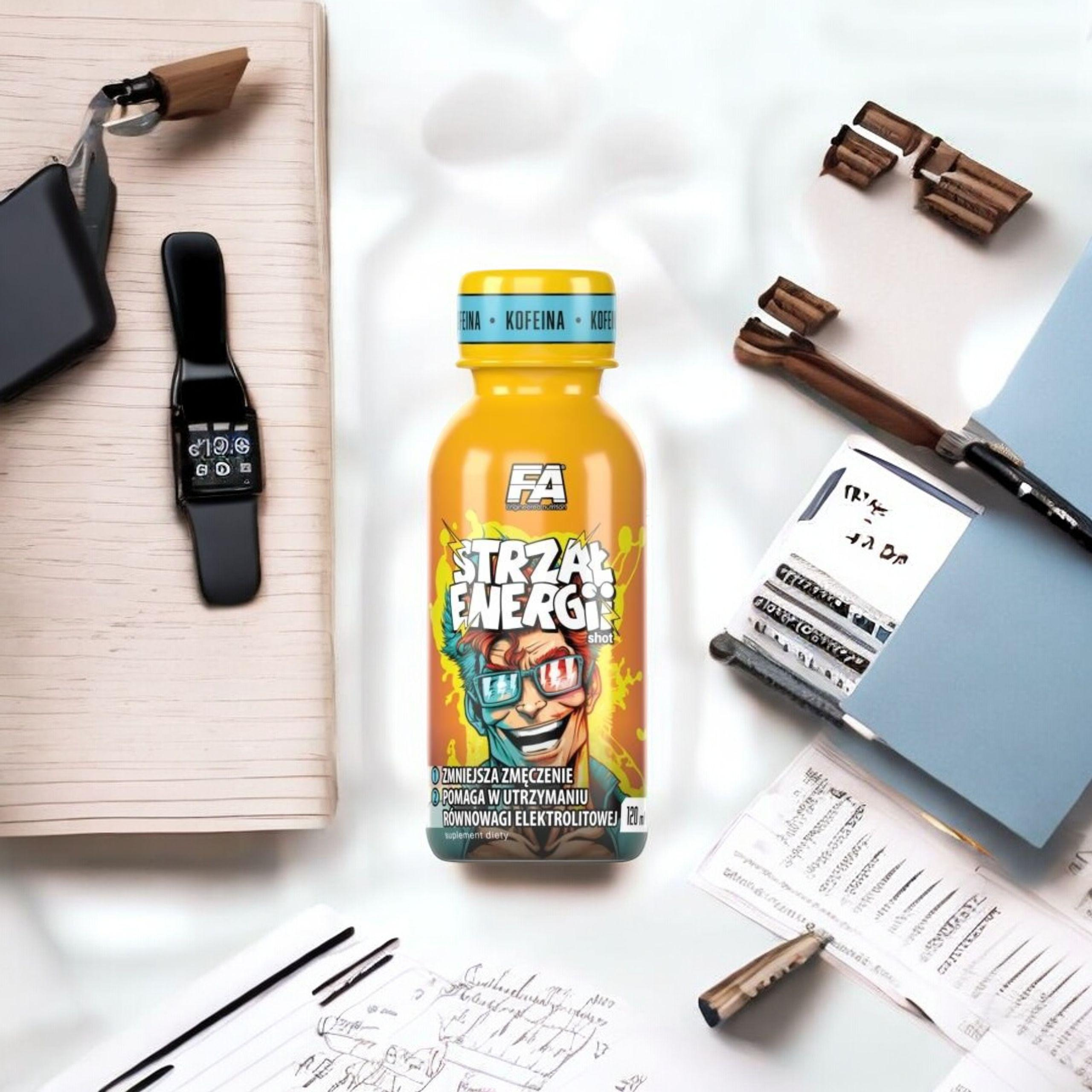 FITNESS AUTHORITY - Strzał Energii Shot - 120ml - Grape Pear