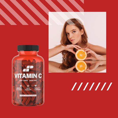 MP NUTRITION Vitamin C 1000mg - 100caps - Vitamín C