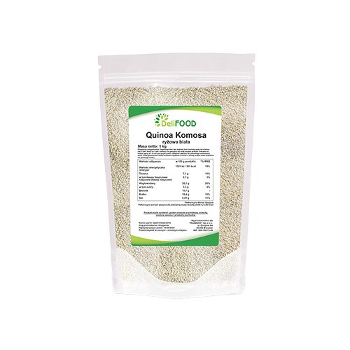 DELIFOOD Quinoa Komosa Rýžová Bílá - 1000g