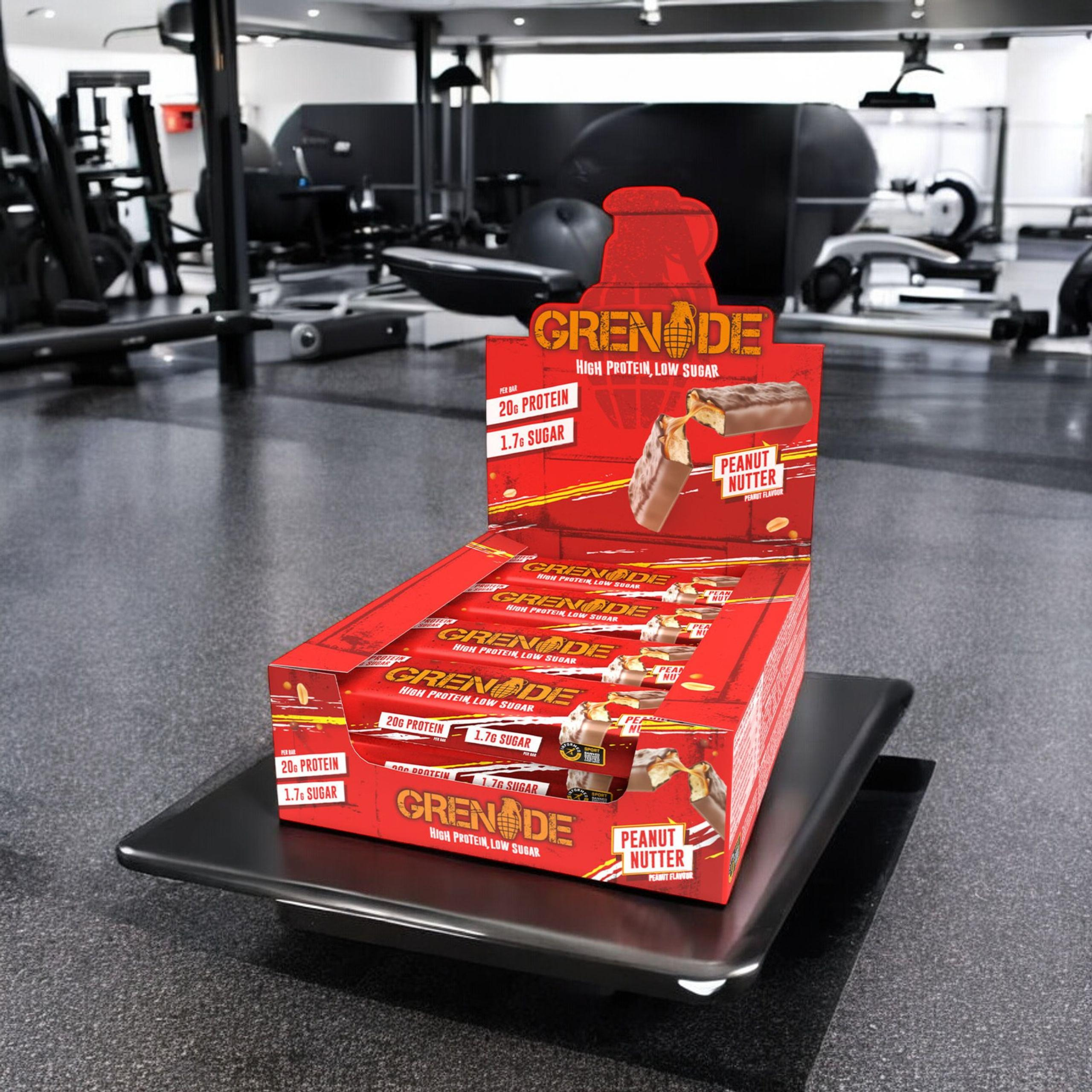 GRENADE - Proteinová tyčinka - 60g x12