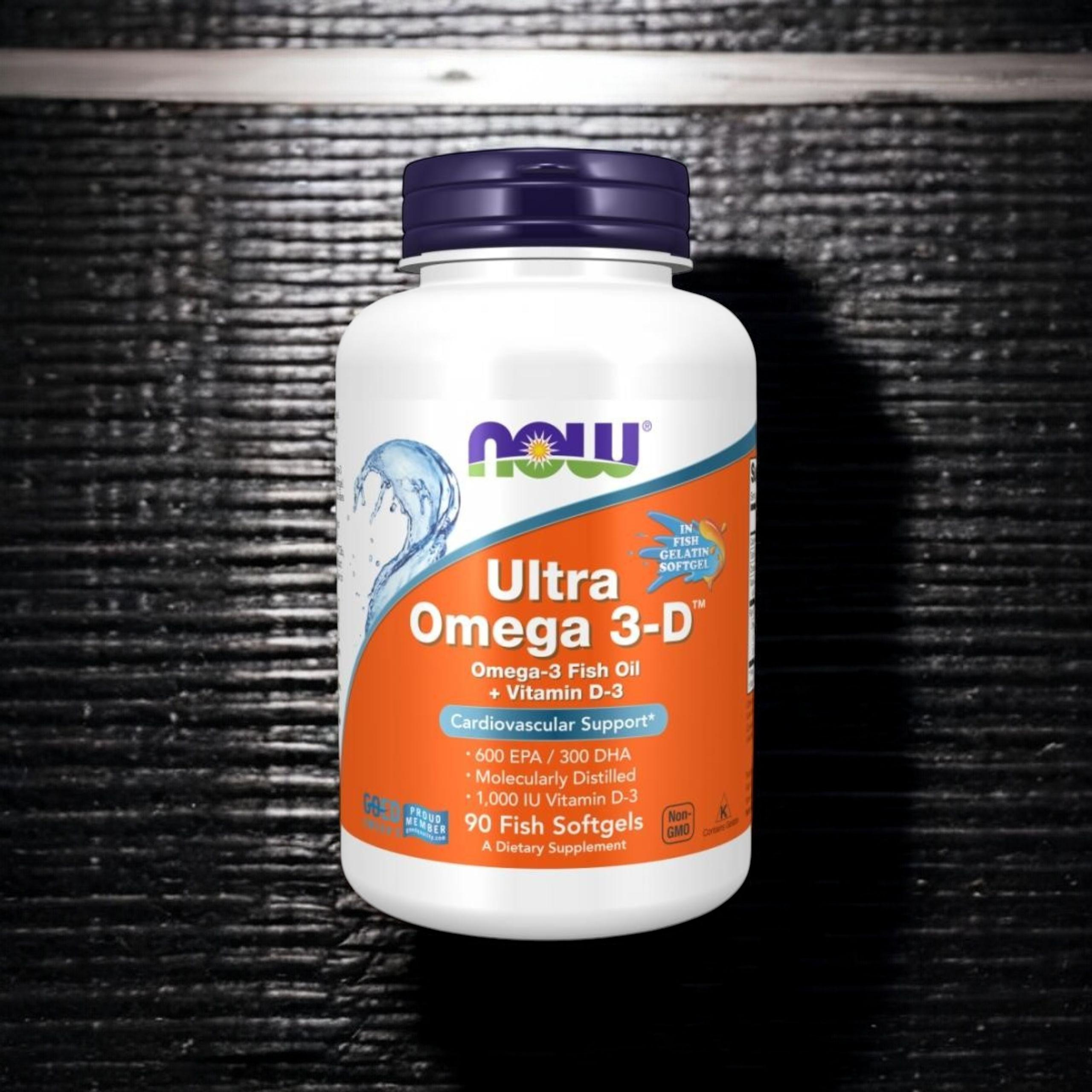 NOW - Ultra Omega 3-D Fish Oil - 90softgels