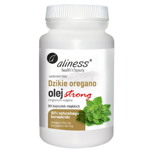 ALINESS - Oregano Olej Strong 100% Přírodní - 90vcaps.