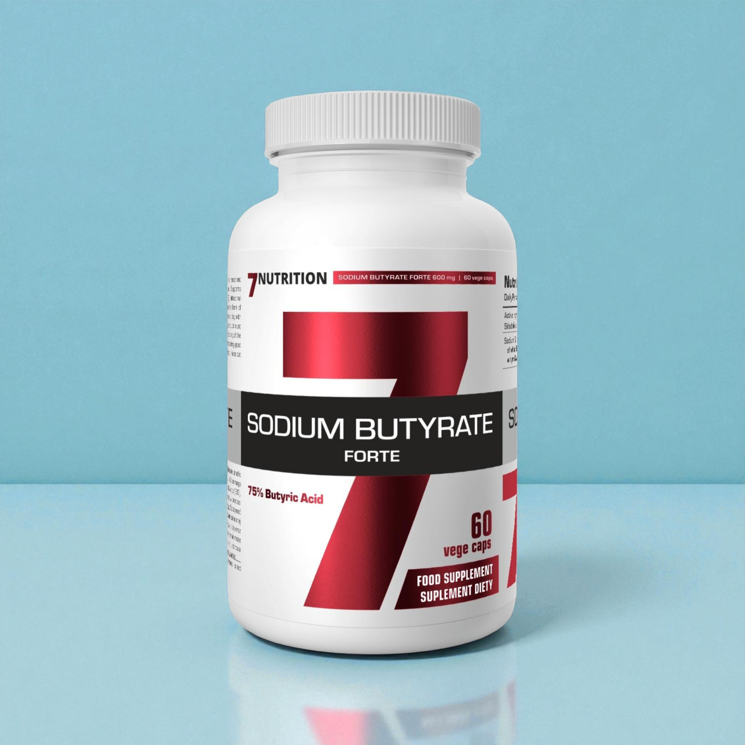 7 NUTRITION - Sodium Butyrate Forte - 43g - vege kapsle