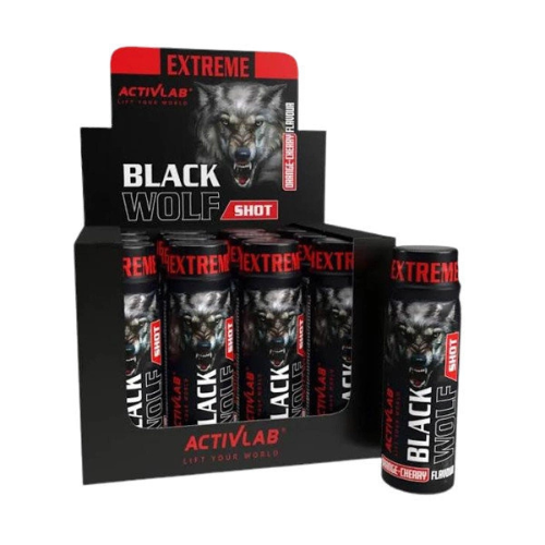 ACTIVLAB - Black Wolf Shot - 12x 80ml - Pomeranč Třešeň 