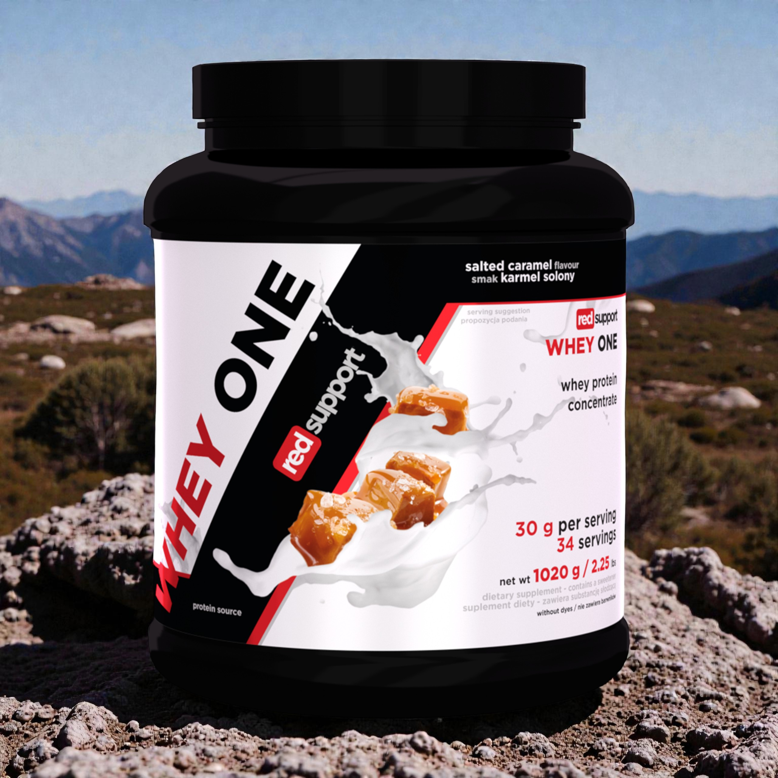 RED SUPPORT Whey One - 1020g - VÝPRODEJ - 30-06