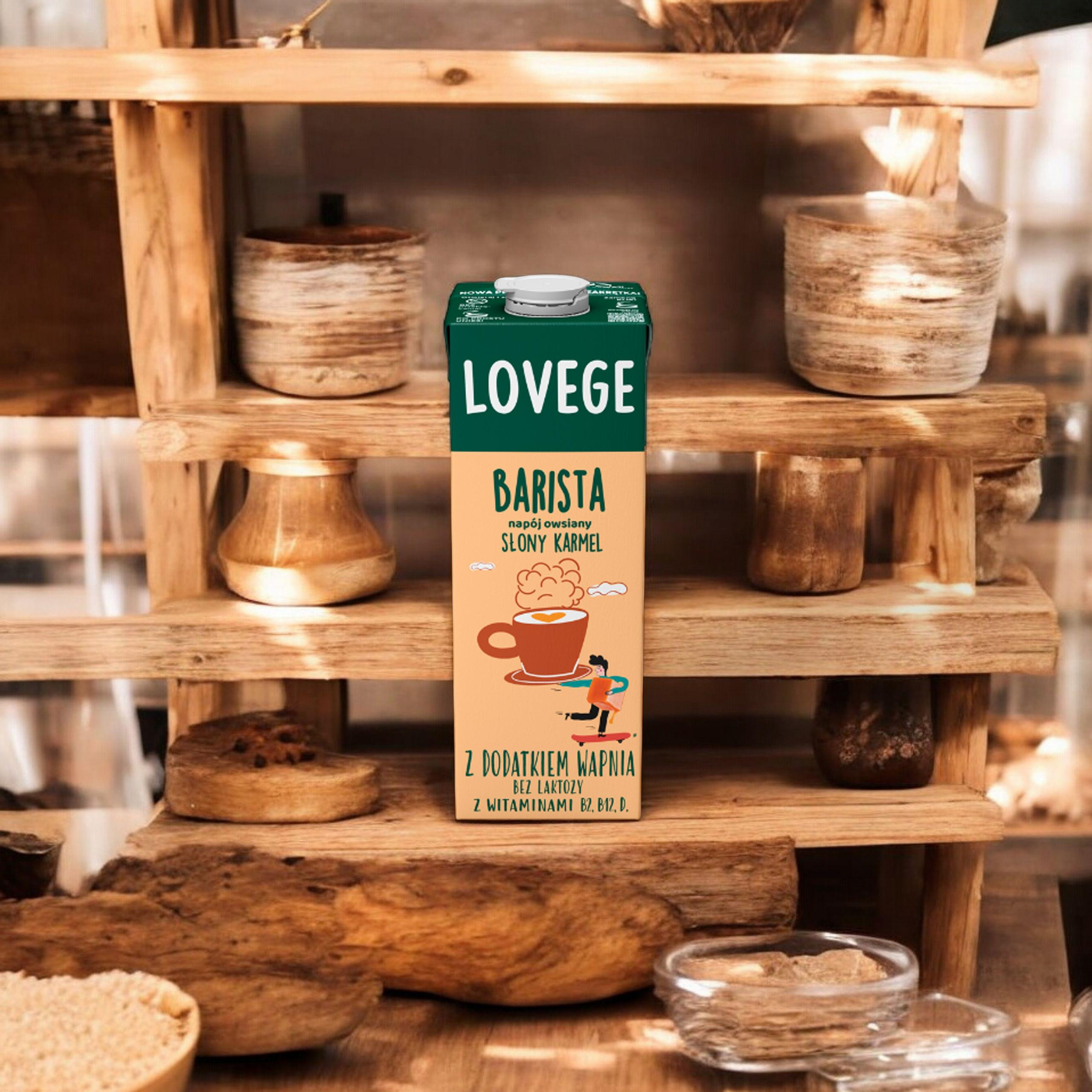 SANTE - Nápoj Lovege Ovesný Barista - 330ml - Slaný Karamel