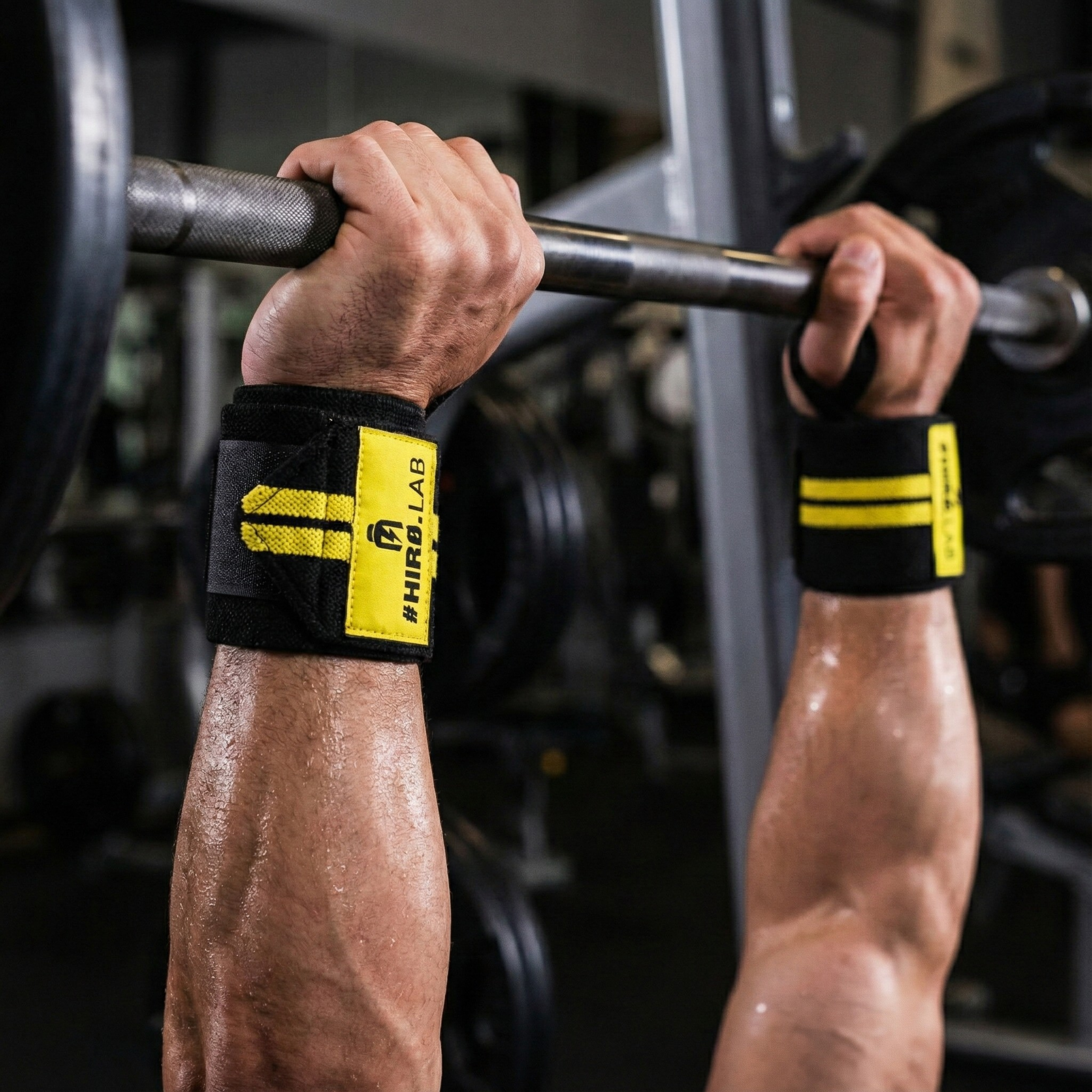 HIRO.LAB Wrist Wraps - Zpevňující pásky na zápěstí