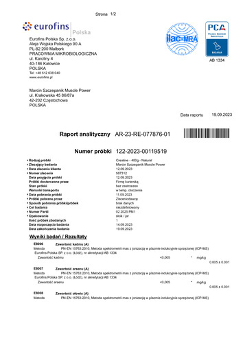 RED SUPPORT Creatine - 400g