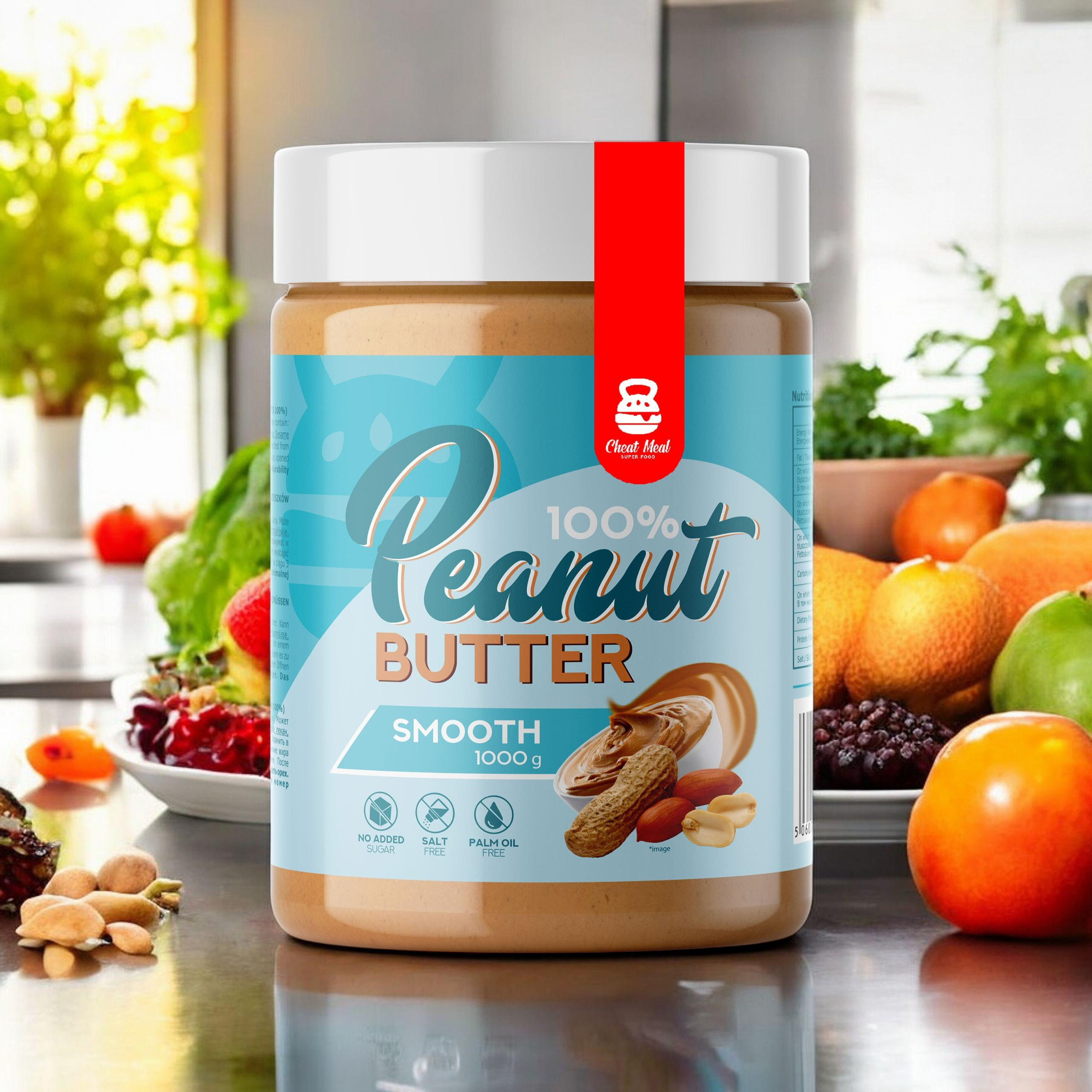 Cheat Meal Nutrition Peanut Cream (Arašídový krém) - 1000g - Smooth