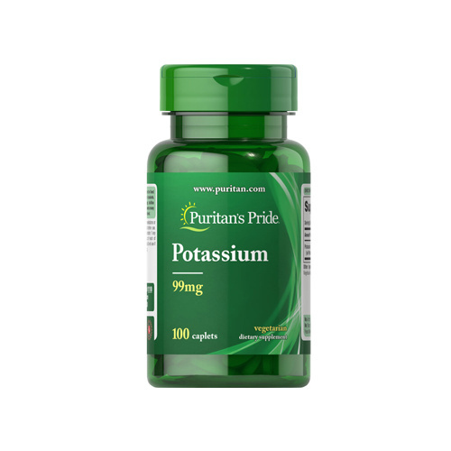 Puritan's Pride Potassium 99mg - 100caps - Draslík