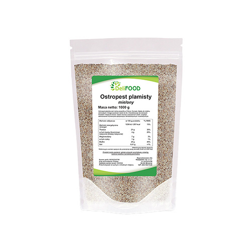 DELIFOOD - Ostropestřec mariánský mletý - 1000g