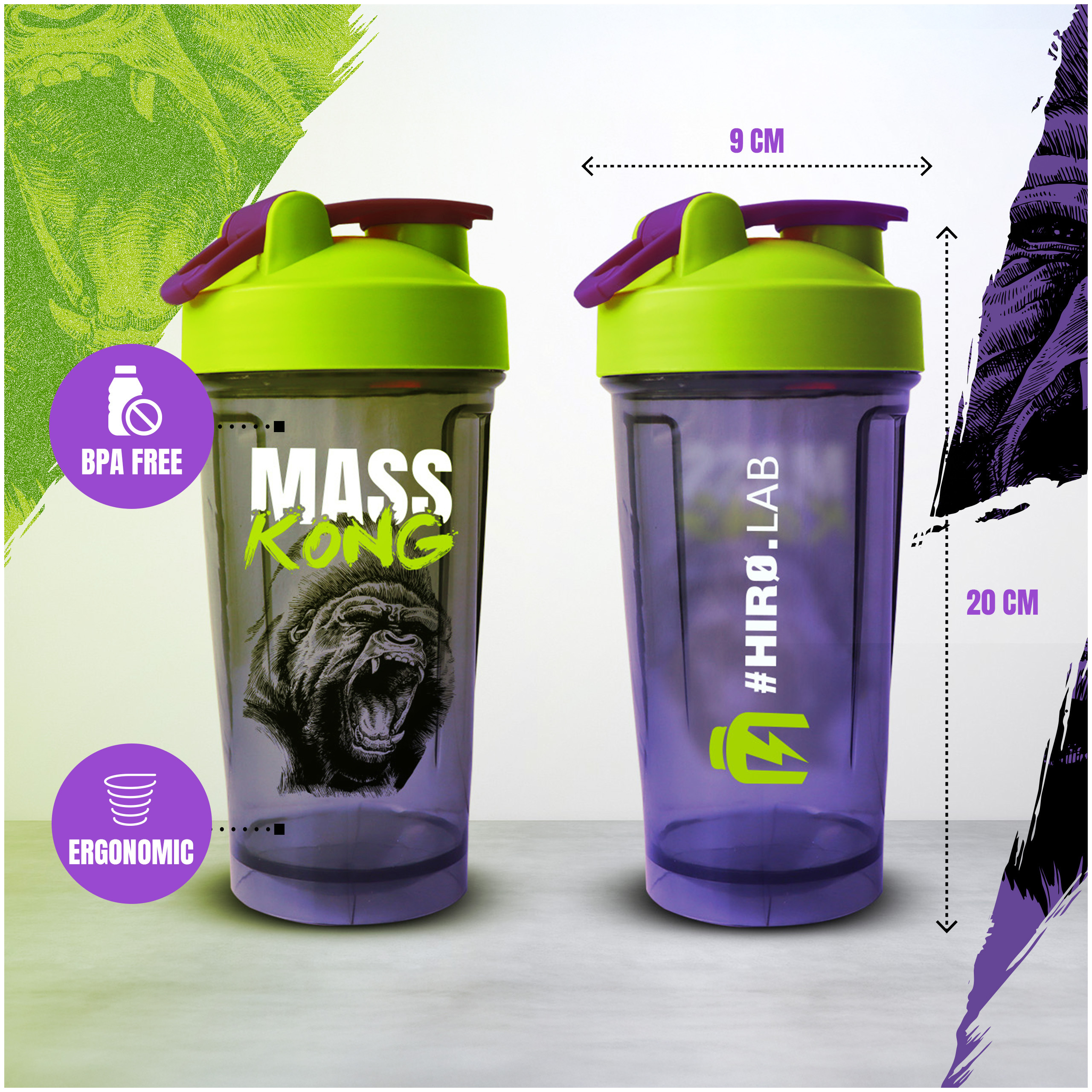 HIRO.LAB Shaker Mass Kong - 500ml