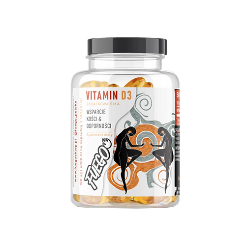 FUEGO - Vitamin D3 - 120 softgels - VÝPRODEJ - 30-11