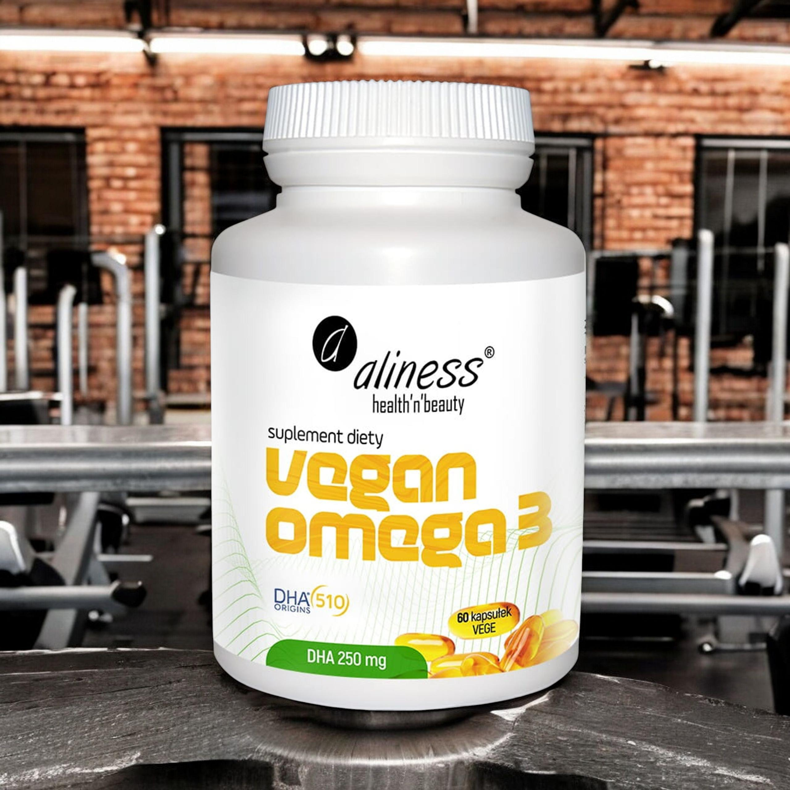 ALINESS - Vegan Omega 3 - DHA 250mg - 60caps.