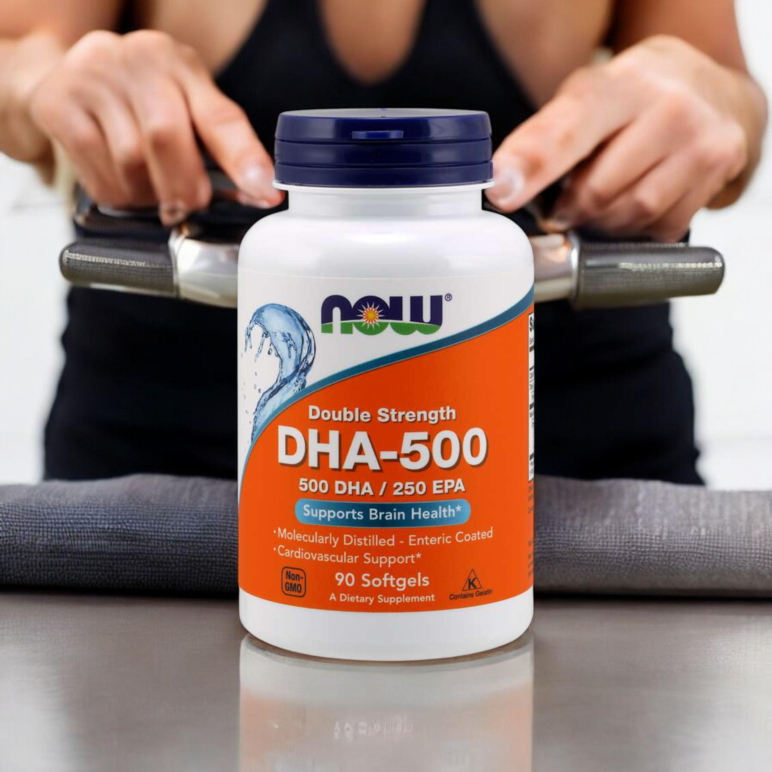 NOW DHA 500mg - 90softgels