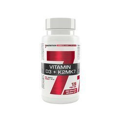 7 NUTRITION Vitamin D3 + K2MK7 - 120vcaps. - Vitamín D3 + K2MK7