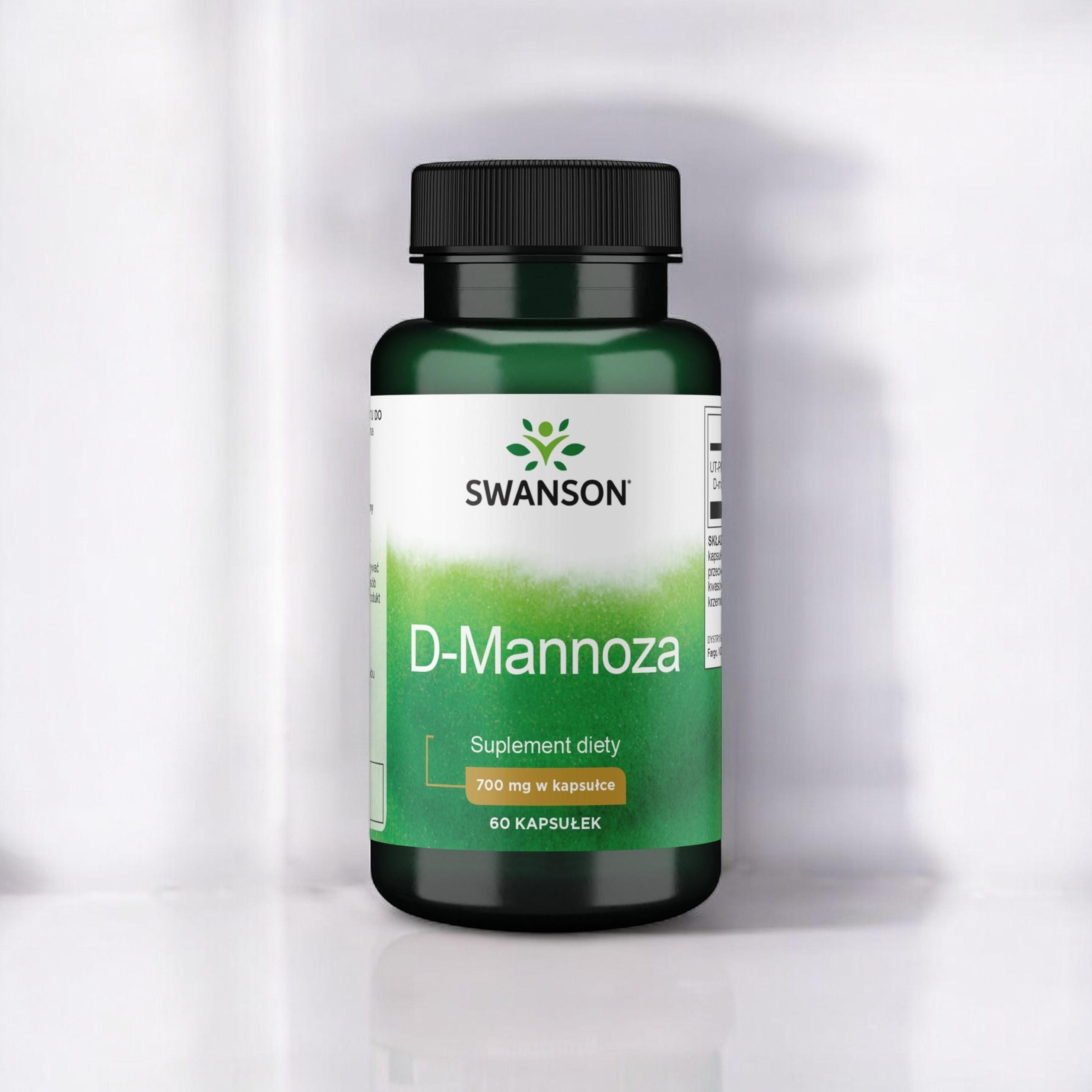SWANSON - D-Mannóza 700mg - 60vcaps.
