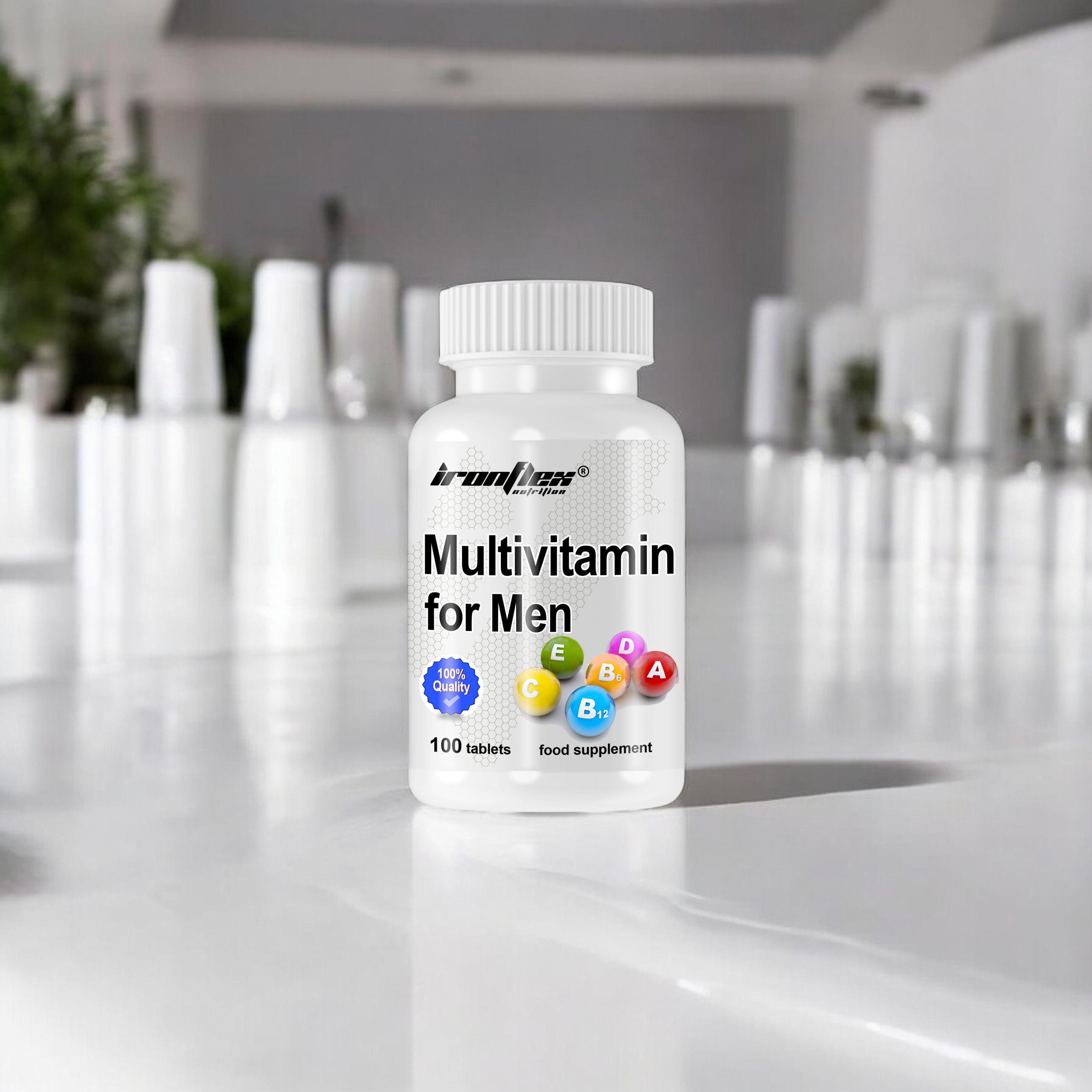 IRONFLEX Multivitamin for Men - 100tabs