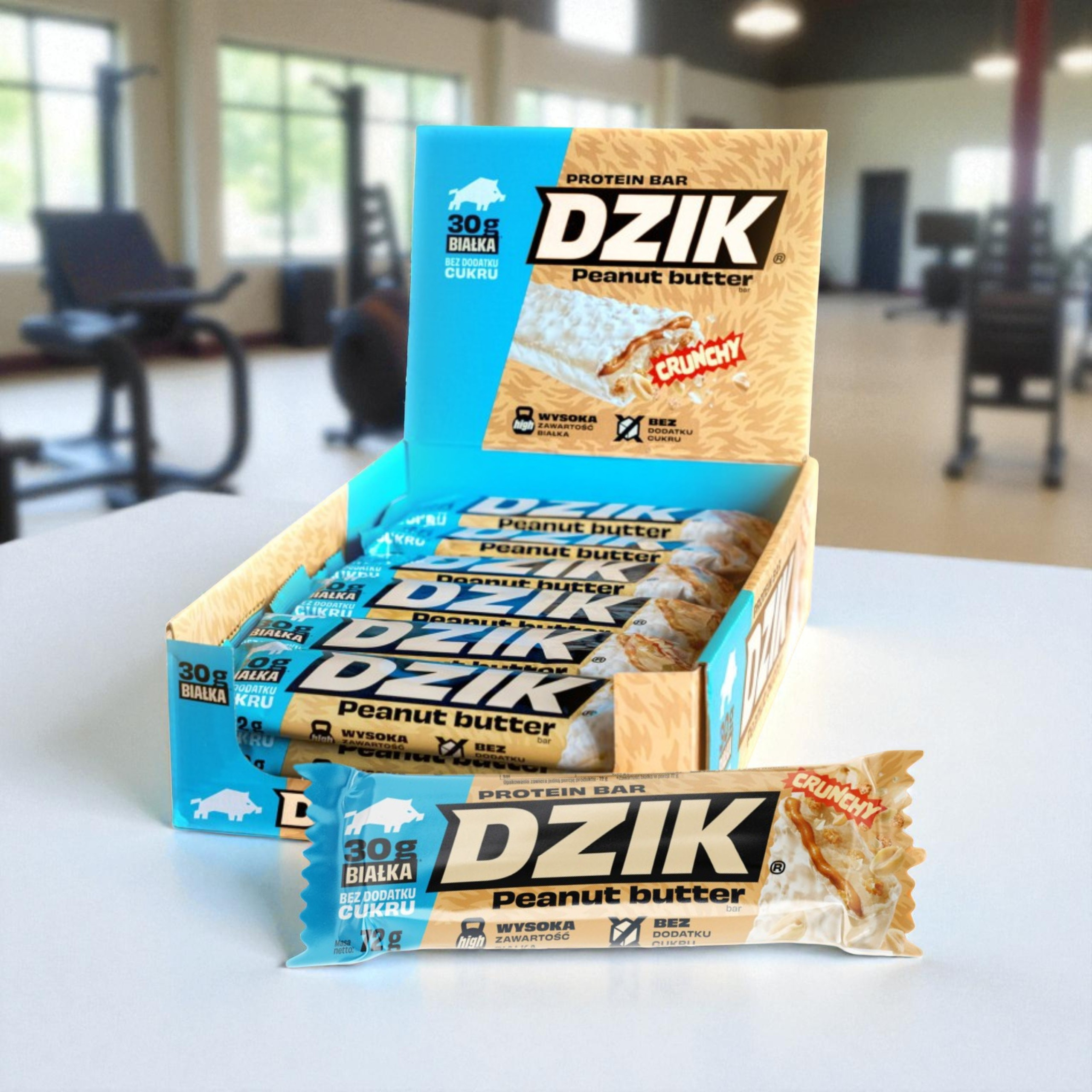 DZIK - Protein Bar Crunchy - 24x 70g 