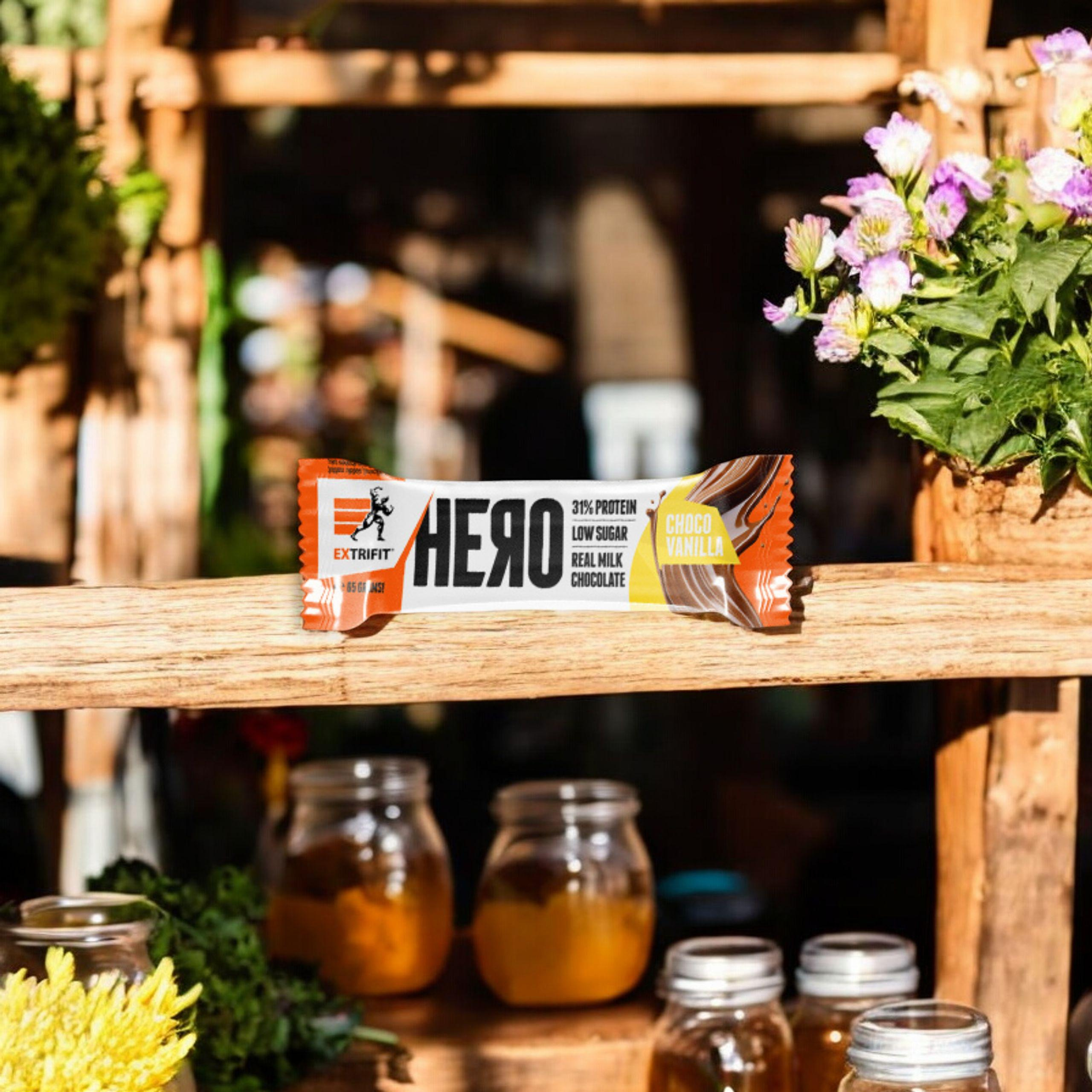 EXTRIFIT - Tyčinka Hero - 65g - Čokoláda Karamel