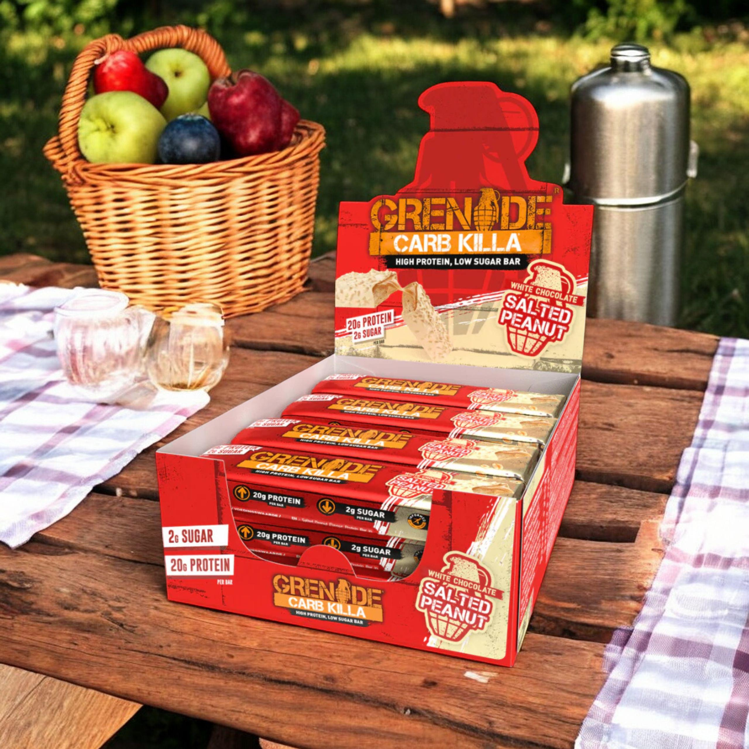 GRENADE - Proteinová tyčinka - 12x 60g