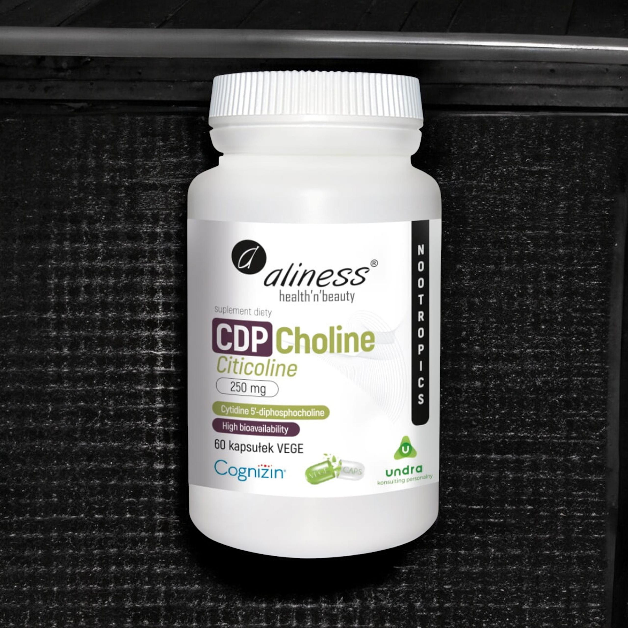 Aliness CDP Choline 250mg - 60vcaps.