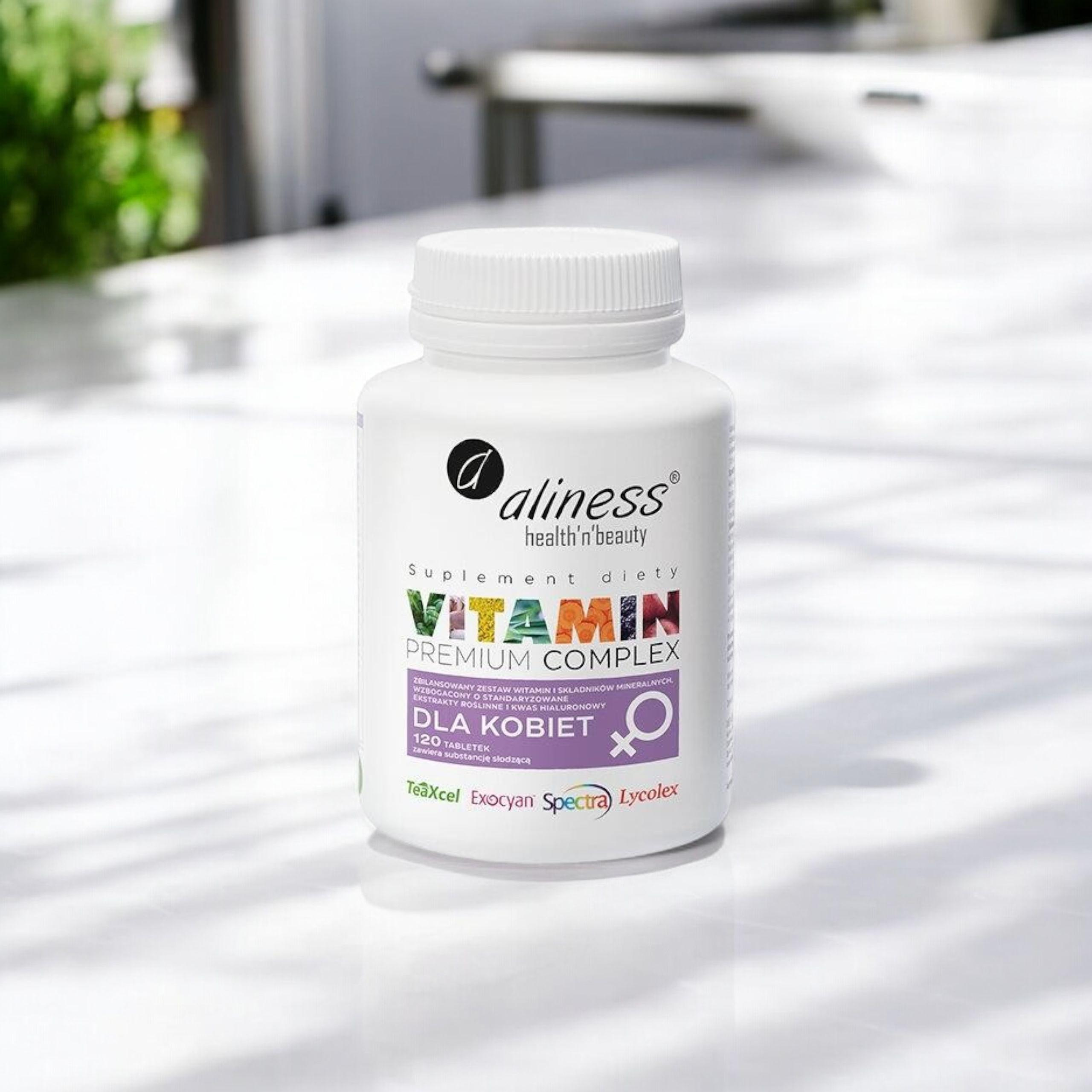 ALINESS - Premium Vitaminový Komplex pro Ženy - 120 tbl.
