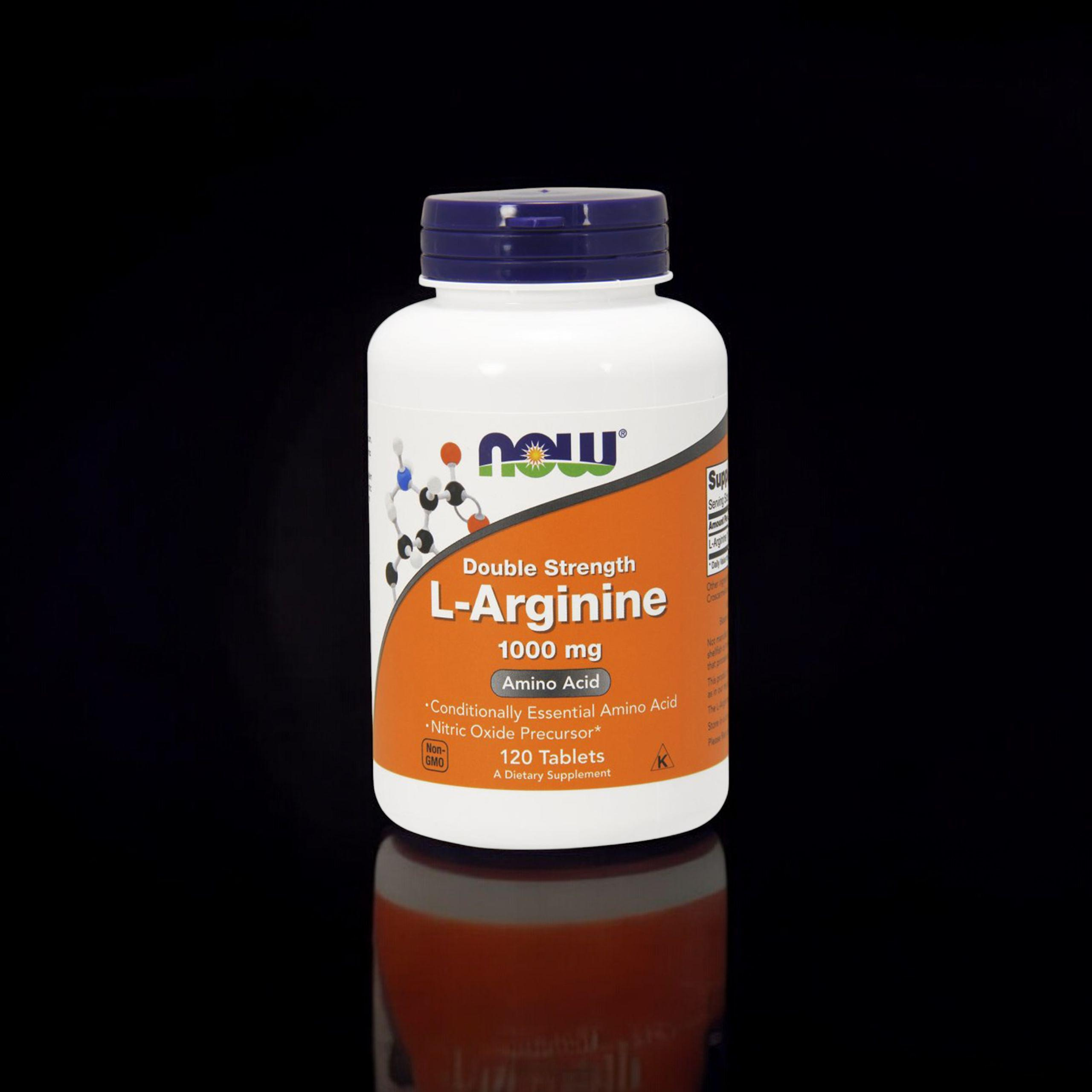 NOW L-Arginine 1000mg - 120tabs