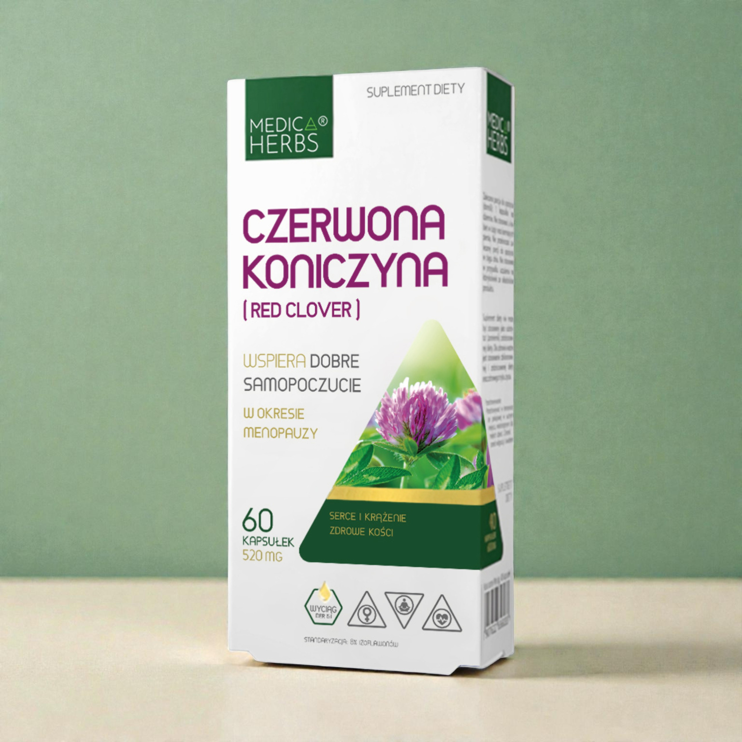 MEDICA HERBS - Červený jetel 520mg - 60tobolek