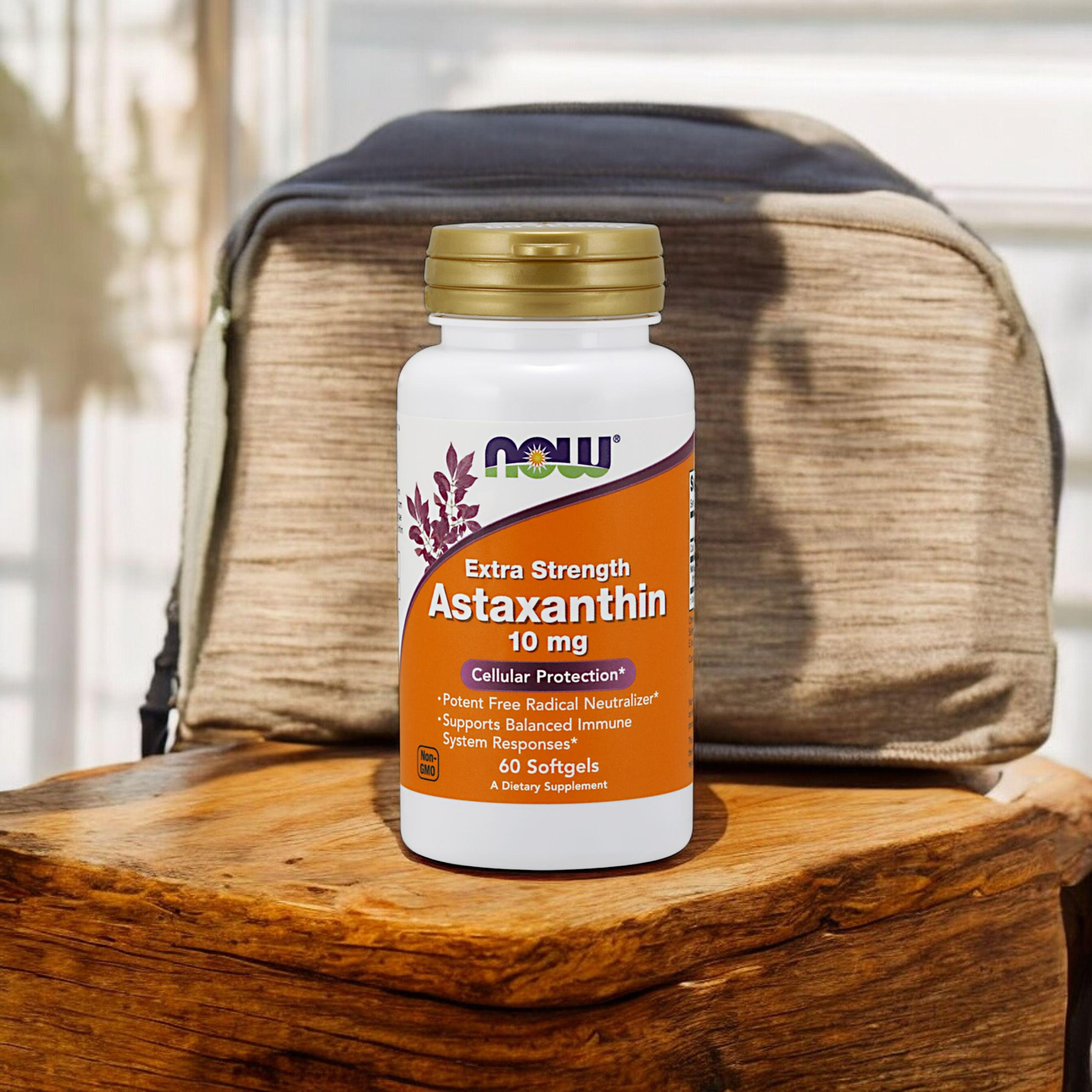 NOW Astaxanthin 10mg - 60softgels (Extra Strength)