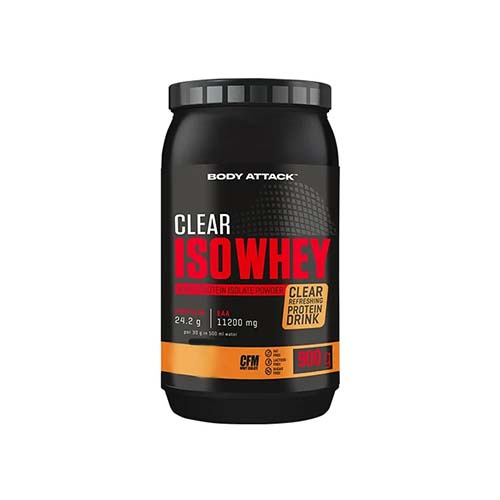 BODY ATTACK Clear Iso Whey - 900g - Lemon - VÝPRODEJ - 31-10