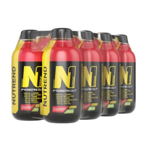 NUTREND N1 Drink PreWorkout - 8x 330ml