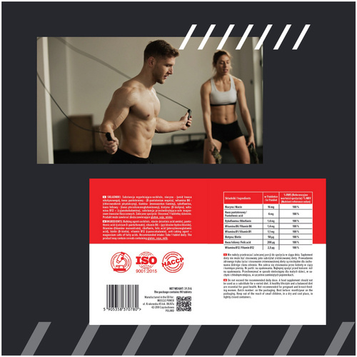 MP NUTRITION Vitamin B-Complex - 90tabs - Komplex Vitamín B