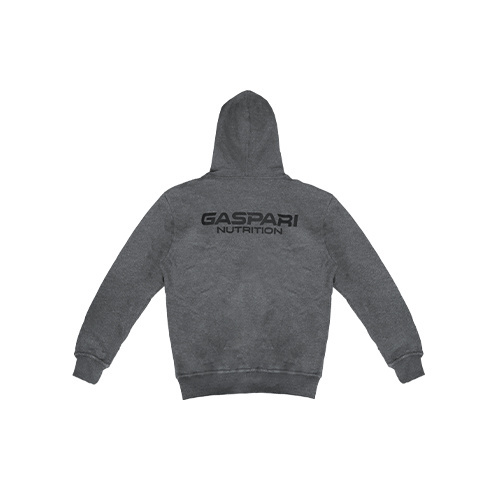 GASPARI NUTRITION Zipped Hoodie - Grey - Mikina s kapucí na zip