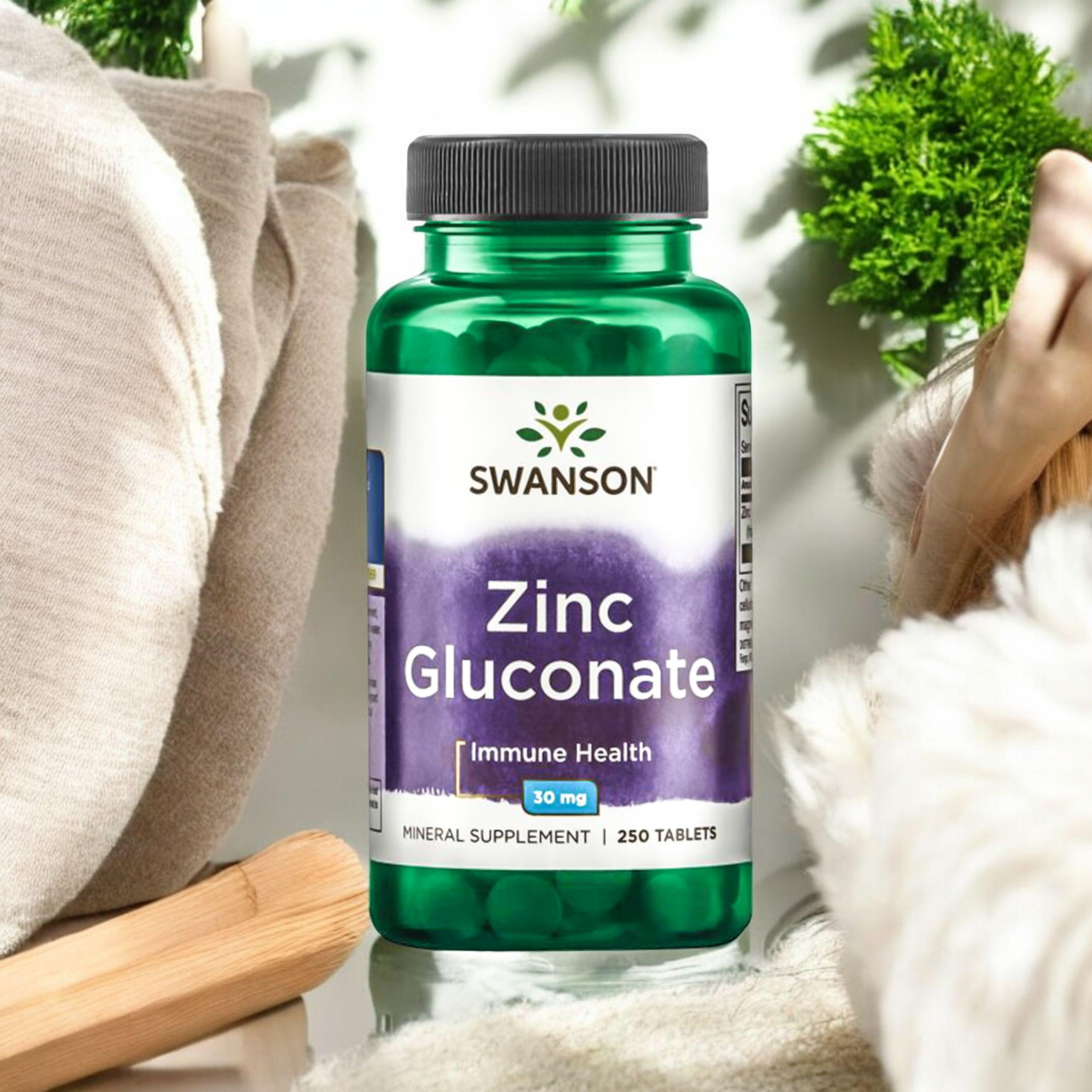 SWANSON Zinc (Gluconate) 30mg - 250tabs