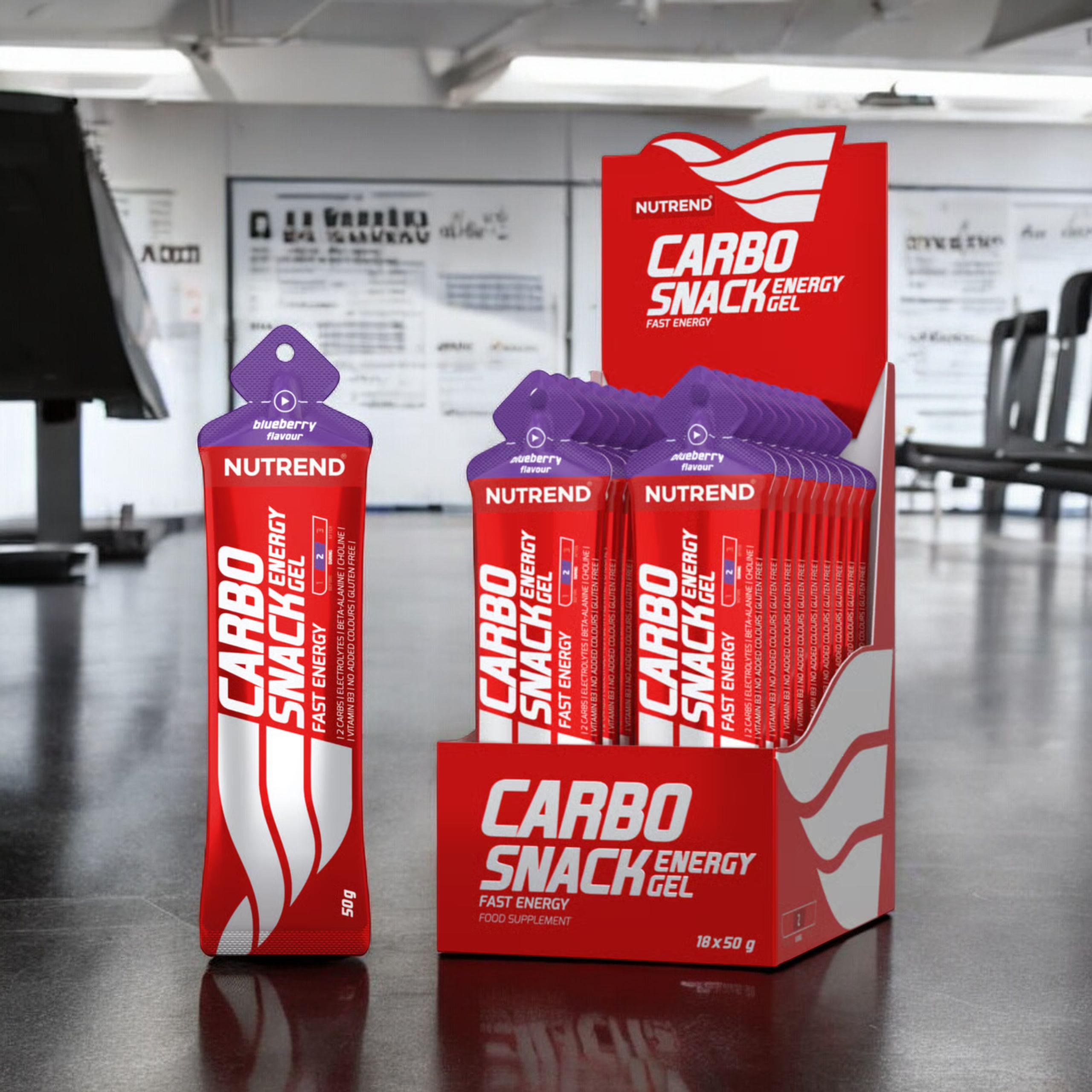 NUTREND - Carbosnack - 18x 50g - Borůvka