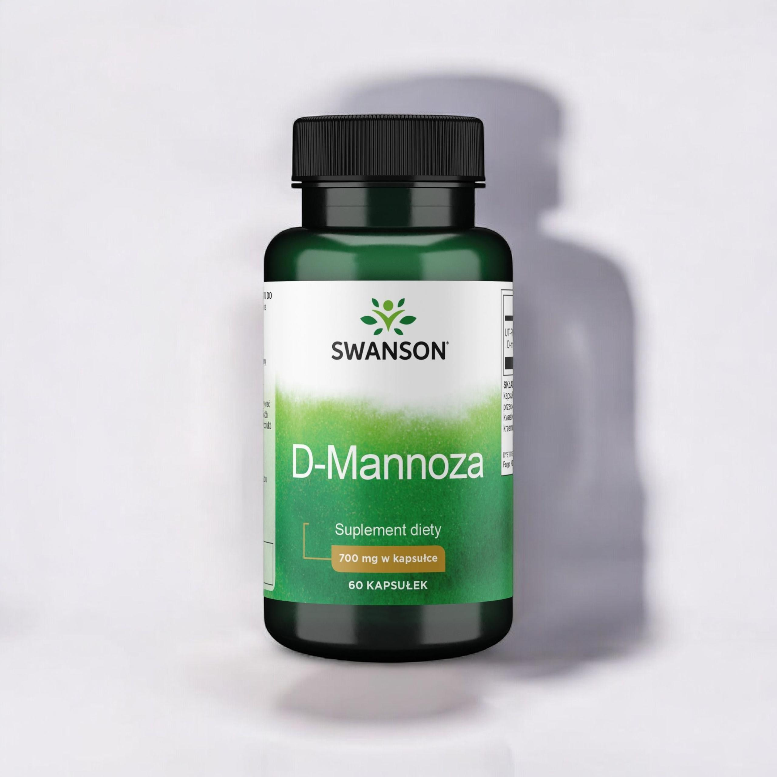 SWANSON - D-Mannóza 700mg - 60vcaps.
