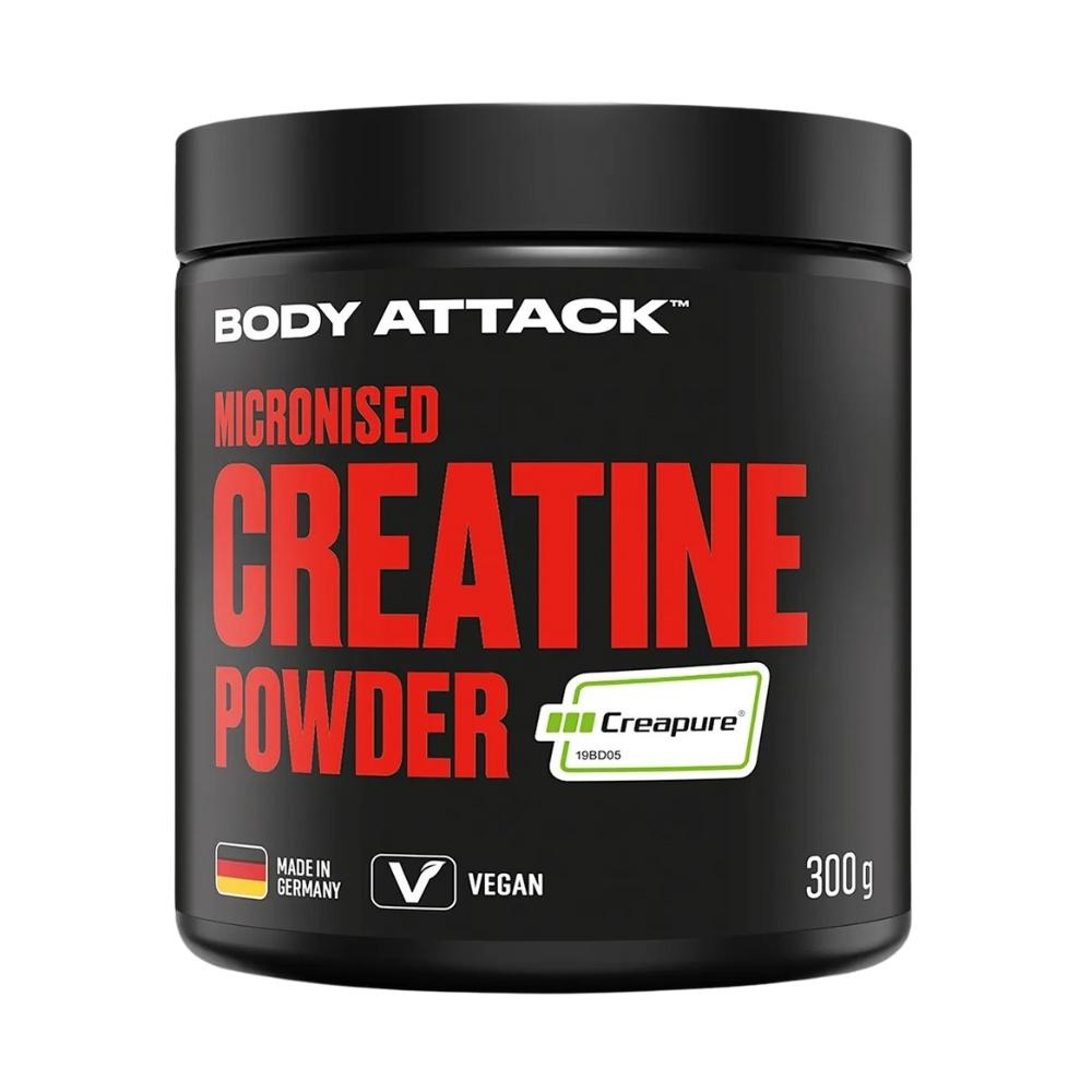 BODY ATTACK Creatine Powder Creapure - 300g - Natural
