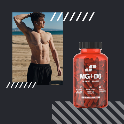 MP NUTRITION Mg + B6 - 90tabs - Hořčík + Vitamín B6