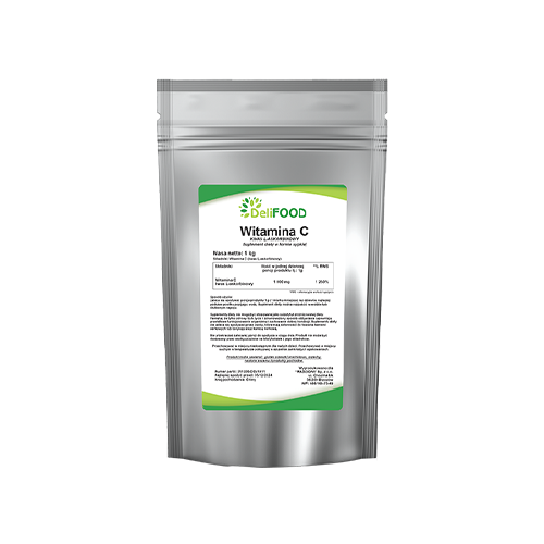 DELIFOOD Vitamín C (Kyselina L-askorbová) - 1000g